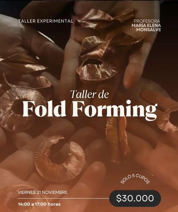 Taller de Fold Forming: Crea Piezas Únicas con Cobre y Forja