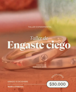 taller de engaste ciego