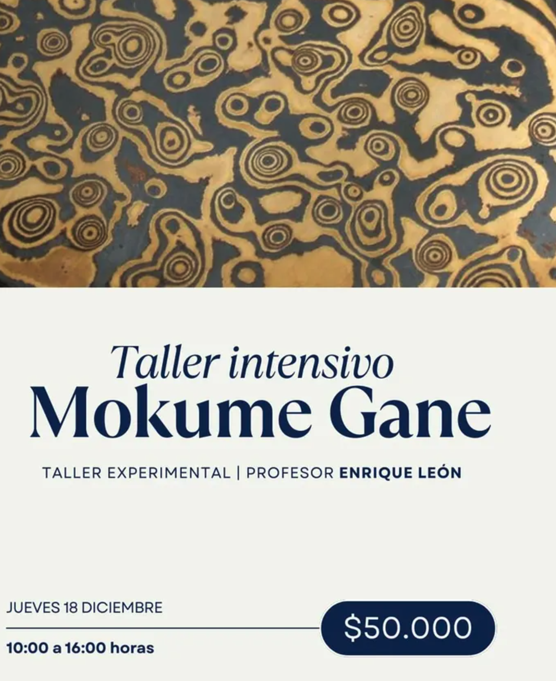 Taller Intensivo de Mokume Gane